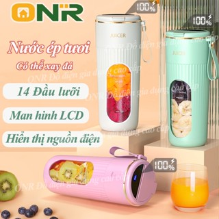 Máy xay mini sinh tố cầm tay 340ml máy ép trái cây máy say sinh tố