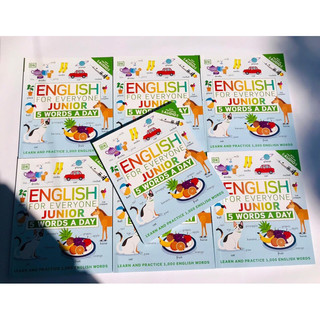 Sách - 5 từ mới mỗi ngày, english for everyone junior 5 words a day