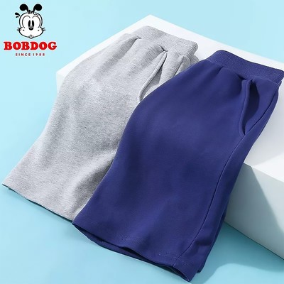 Quần đùi bé BOBDOG, quần thể thao chất liệu da cá cạp chun co dãn size 12-45kg cho bé