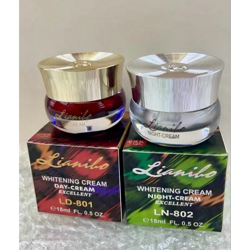Kem Dưỡng Da LIANIBO Ngày/Đêm Hàng Chính Hãng - Trắng Da, Mờ Nám, Giảm Thâm Mụn 18ml