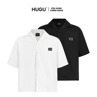 Áo sơ mi tay ngắn kaki dẻo, form boxy, thoáng mát, unisex basic HUGU Solid Shirt