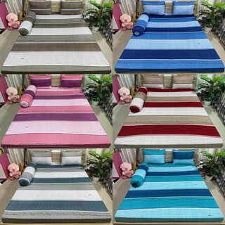 Bộ drap thun Hàn Quốc 4 món mẫu sọc