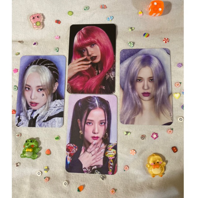 Set 4card Jen Lệ Unoff Blackpink | Ảnh card fanmade cán bóng