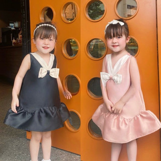 váy bé gái mộc baby kids cho bé từ 12-38kg với chất liệu tapta có lót bên trong