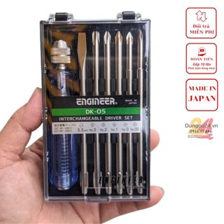 Bộ tô vít thử điện ENGINEER DK-05 Nhật bản [made in japan]