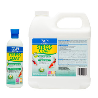 Api stress coat pond -giảm stress, phục hồi chất nhờn, chống tuột nhớt, khử độc nước hồ cá