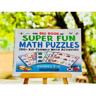 Học liệu toán super fun math puzzle, tư duy logic, luyện iq