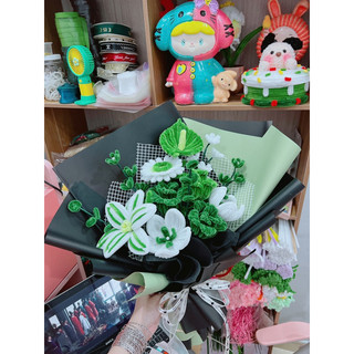 [Hoa sẵn] Hoa kẽm nhung bó sẵn