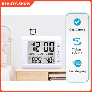 nhiệt kế điện tử，máy đo nhiệt độ phòng，Nhiệt kế phòng điện tử ẩm kế 3 trong 1 đo nhiệt độ và độ ẩm phòng ngủ cho bé