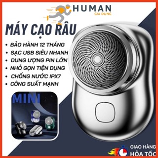 Máy cạo dâu mini nhỏ họn tiện lợi 3 lưỡi dao tự mài độ bền cao dễ dàng vệ sinh