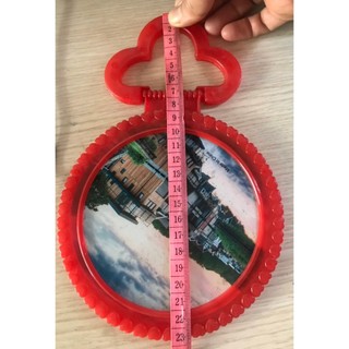 Gương trang điểm,gương kính soi mặt nhựa tròn-vuông đủ size