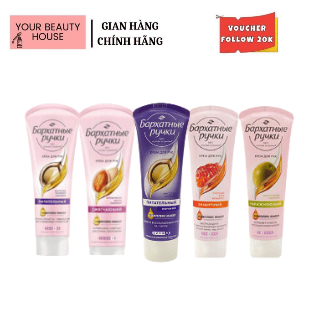 [Silk Oil Elixir] Kem Lụa Dưỡng Da Tay Mềm Mịn Nga Silky Hands  - 80ml