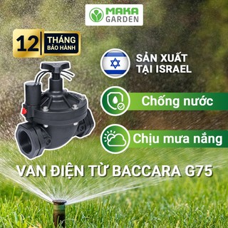 Van điện từ phi 34, 49, 60 mm sản xuất tại Israel Baccara G75, van điện từ 24V AC chất lượng cao chịu được mưa nắng