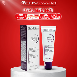 Kem Dưỡng Phục Hồi Da Tổn Thương Bioderma Cicabio Crème 40ml, Cải Thiện Hiệu Quả Cấu Trúc Da Hư Tổn