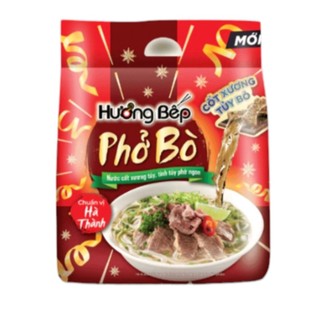 Combo 10 gói phở bò Hương Bếp cốt xương tủy bò _ chuẩn vị Hà Thành 70gr x 10 gói