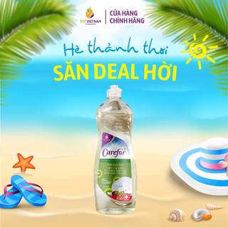 Nước rửa chén bát đậm đặc Carefor tinh chất Kiwi 800ml