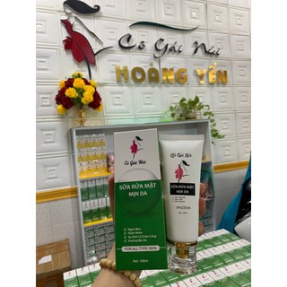 Sữa rửa mặt thiên nhiên sáng mịn da, dịu nhẹ, giảm nhờn, ngừa mụn Cô gái núi 120ml