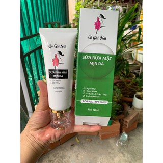 Sữa rửa mặt thiên nhiên sáng mịn da, dịu nhẹ, giảm nhờn, ngừa mụn Cô gái núi 120ml