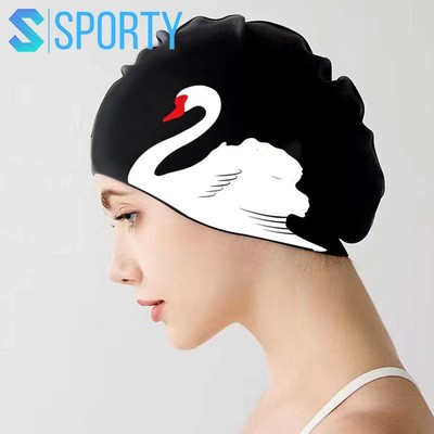 Mũ bơi người lớn silicone SPORTY CA51 cho nam nữ chất liệu an toàn,chống trơn trượt, ngăn nước