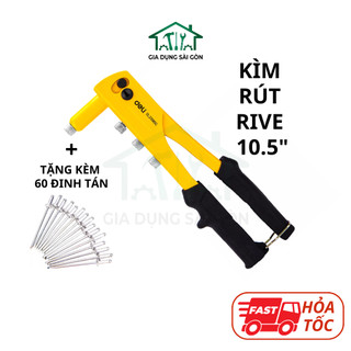 Kìm rút đinh tán rive 10.5" + tặng kèm 60 đinh tán - kìm rút rive nhiều kích cỡ đinh 2.4-3.2-4.0-4.8mm