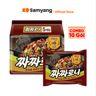 10 Gói Mì Trộn Tương Đen Samyang Foods Hàn Quốc (Mì Trộn Tương Tàu)