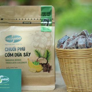 Kẹo chuối tươi phủ cơm dừa sấy Cocosweet - độc đáo, đậm vị chuối Bến Tre - Đặc sản Bến Tre