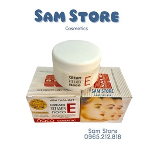 Lẻ 1 hũ kem dưỡng trắng vitamin e naco - cô gái 3 mặt