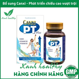 Viên uống Canxi PT PLus - bổ sung canxi tự nhiên  tăng chiều cao, tốt cho bà bầu, trẻ em - Hộp 30v