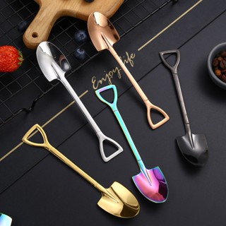 Muỗng Inox/ Xẻng Xúc Kem / Cà Phê / Nĩa Dao Hình Dưa Hấu Sáng Tạo Dễ Thương