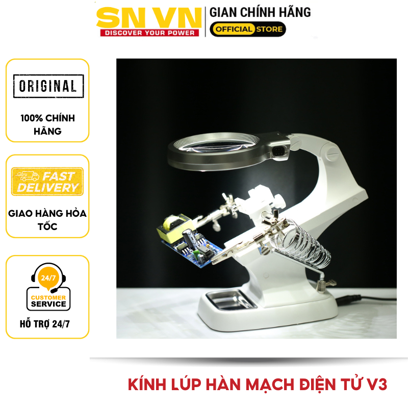 Kính lúp hỗ trợ hàn mạch V3