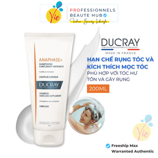 Dầu gội Ducray Anaphase+ Shampoo phục hồi, giảm gãy rụng tóc 200ml