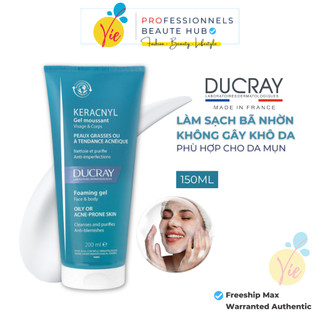 [Mã COSBAUH3 giảm 8% đơn 300K] Sữa rửa mặt DUCRAY cho da nhờn mụn - DUCRAY KERACNYL FOAMING GEL 200ML
