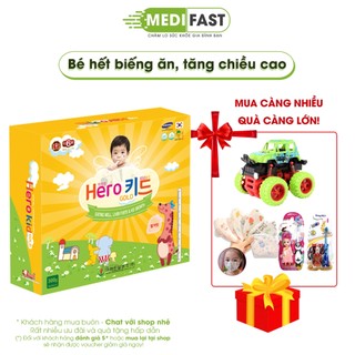 Hero Kid Gold - giúp bé cải thiện biếng ăn, tăng cường sức đề kháng, tăng chiều cao - Hộp 30 gói