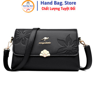 Túi Xách Nữ Đeo Chéo, Đeo Vai Chất Liệu Da PU Cao Cấp - Kiểu Dáng Nắp Gập Basic Sang Trọng Cho Mẹ