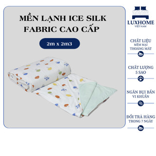[CHĂN HÈ MÁT LẠNH] Mền Lạnh I Cool Chăn Mền Ice Silk Fabric Siêu Mát Lạnh Cao Cấp