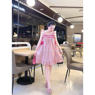 Đầm Voan Hai Dây Bự Bèo Không Tay Phong Cách Nhí Nhảnh TTGB0203