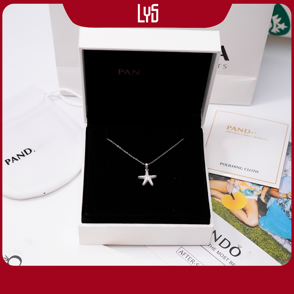 Dây chuyền Bạc nữ Lys Sao Biển 6397SV - Dây chuyền chuẩn Bạc Fullbox hộp PAN đầy đủ phụ kiện PAN