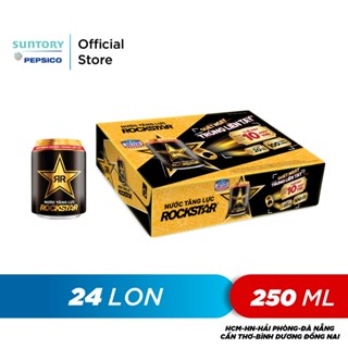  Thùng 24 Lon Nước Tăng Lực Rockstar  250ml lon  