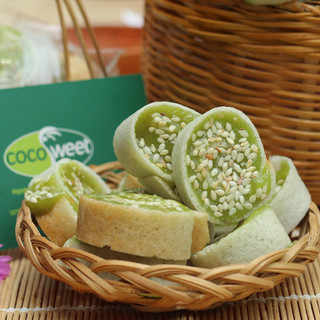   C71  Kẹo dừa dứa non Cocosweet làm từ trái dừa dứa thơm lá dứa dẻo mềm - Đặc sản Bến Tre 
