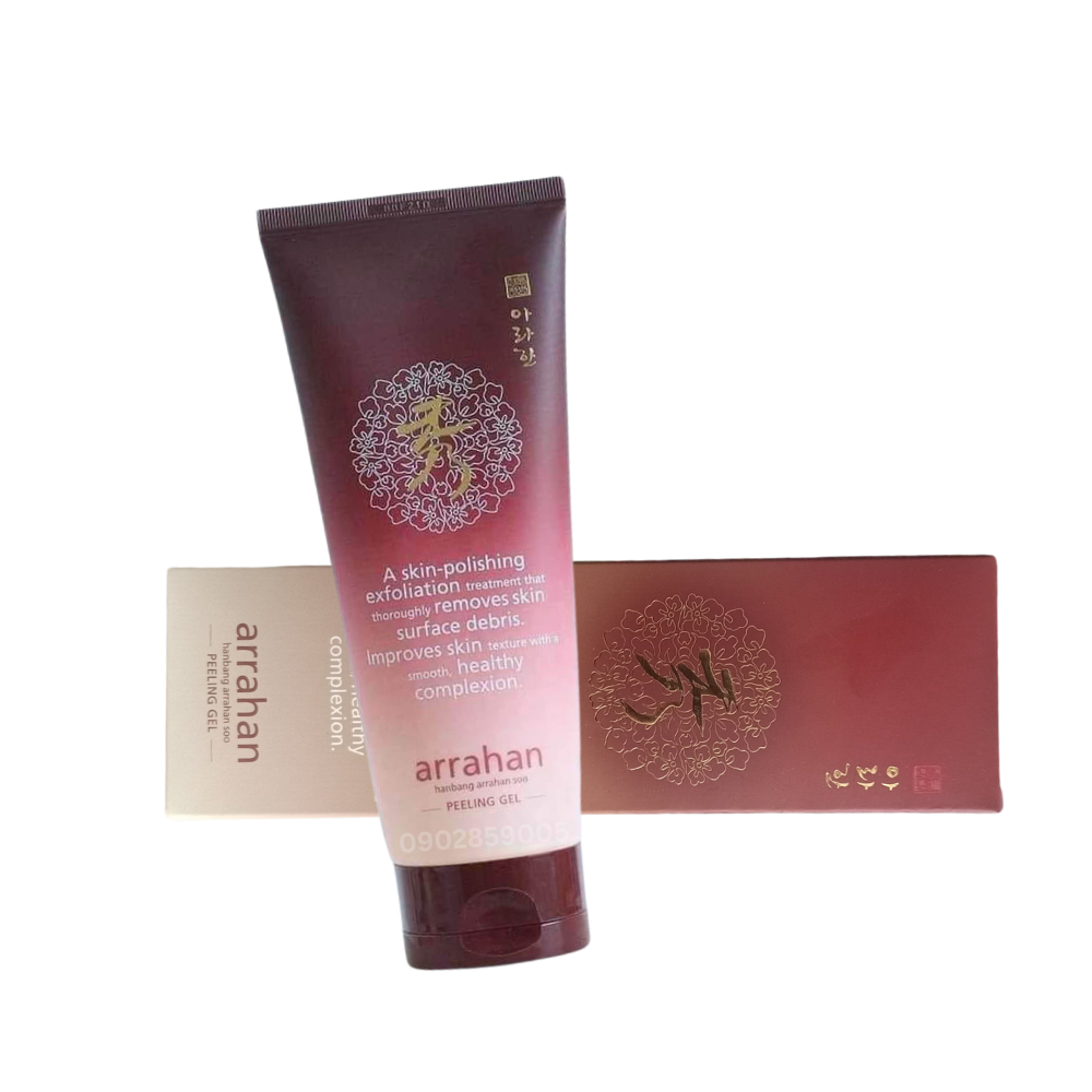Tẩy tế bào da chết arrahan thảo mộc nhân sâm180ml