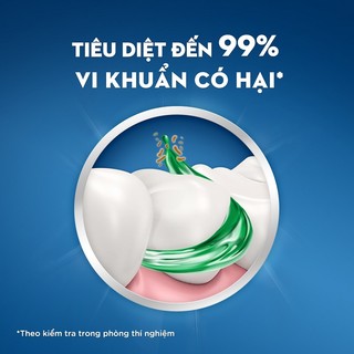 Combo 2 tuýp Kem đánh răng CREST 3D White Radiant Mint (2x93g) trắng sáng vượt trội tận gốc - Mỹ