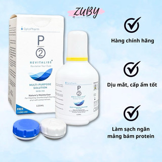 Nước ngâm lens cao cấp - dung dịch ngâm kính áp tròng p2 revitalise