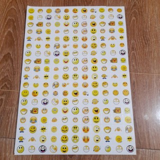  Sticker khen thưởng học sinh hình mặt cười 