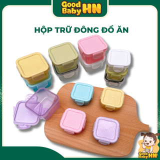Hộp trữ đông đồ ăn dặm cho bé có nắp đậy an toàn vệ sinh