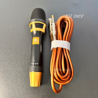 Micro Có Dây JBL 68S Cao Cấp Mic Hát Karaoke Có Dây Made in USA Chống Hú Tốt, Tiếng Mic Sáng