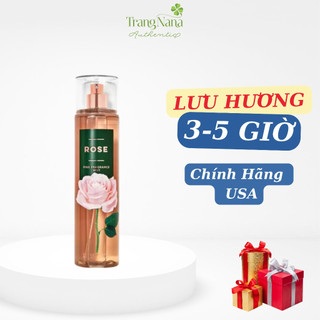 Body mist rose xịt thơm body bath and body works body mist chính hãng hương nước hoa 236ml