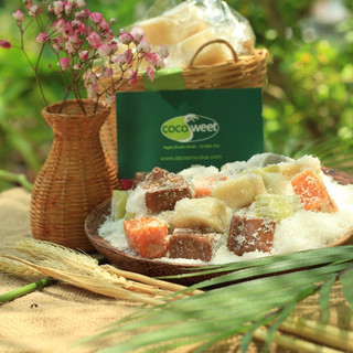 Kẹo dừa sáp lắc mix vị Cocosweet - nhiều sáp hơn,thưởng thức được nhiều vị hơn, mềm dẽo, không dính răng