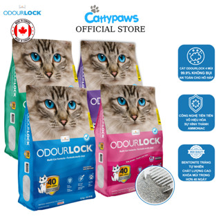 Cát Mèo Odourlock Canada Khóa Mùi 40 Ngày, Cát Đất Sét Classic Canada Siêu Vón Đủ Mùi Hương