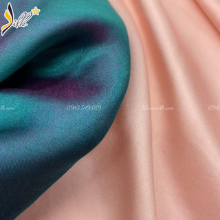 Lụa may áo dài - SILK – Satin màu hồng phấn – ST06 KR