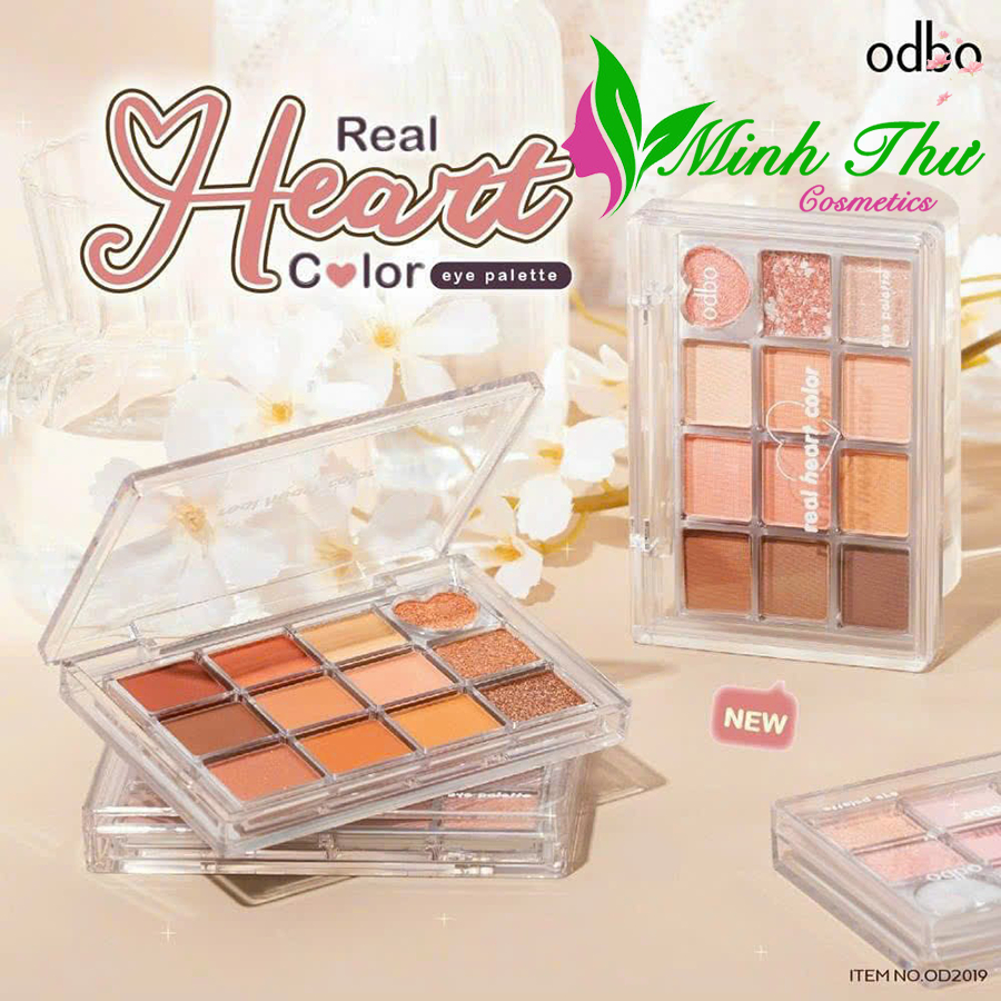 Màu Mắt Odbo OD2019 Real Heart Color Thái Lan - Thích Hợp Đi Học Đi Làm